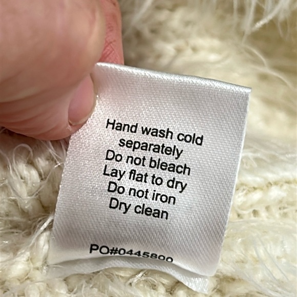 NWT Show Me Your Mumu Fuzzy Cream Knit Fauna Tank Turtleneck Sleeveless Sweater - Picture 13 of 13